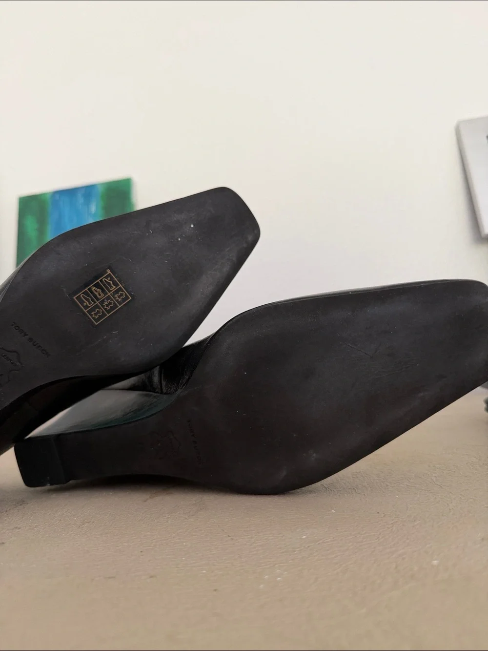 Tory Burch Georgia Wedge Pumps - Black